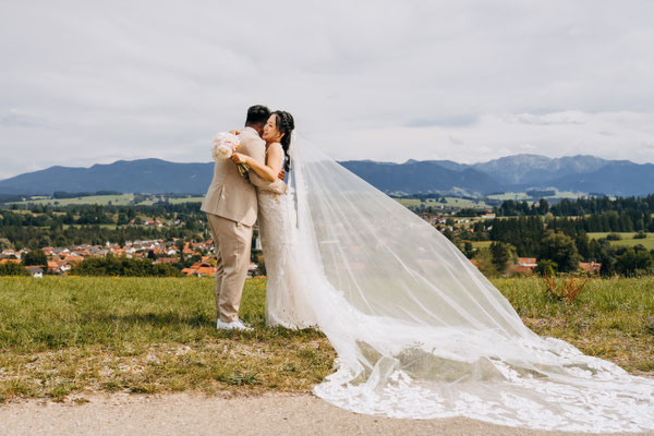 Hochzeitsfotografin G'Steig Lechbruck  hochzeitsbilder Heiraten Allgäu