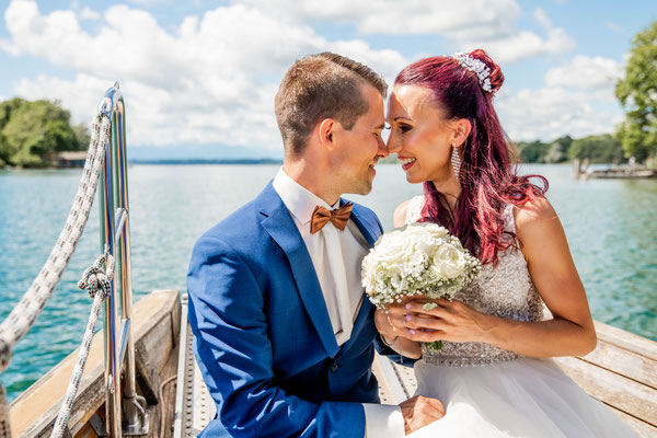 Hochzeitsfotografin Starnberger See Roseninsel Hochzeit Hochzeitsfotos Ammersee Starnberg Feldafing