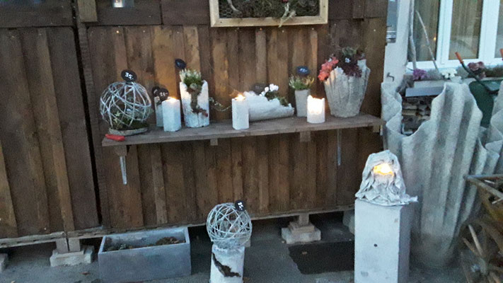 Kreatives aus Beton und Holz - Edith's Zmittagservice