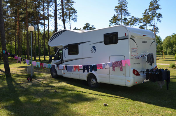 Wäsche waschen ist angesagt