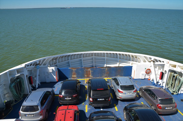 Auf der Fähre zur Insel Saaremaa