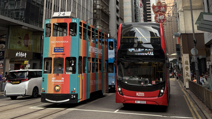 öV auf Hongkong Island