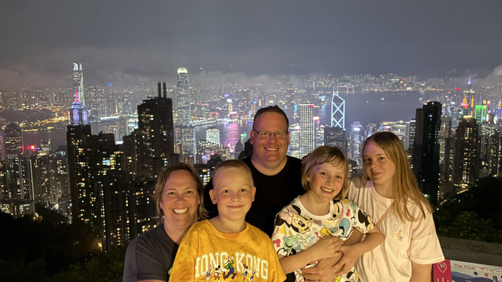 Nächtliches Hongkong