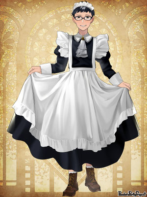 『当イラストは合同会社Re:versionの運営するPandora Party Projectにおいてがんえんが受注作成したイラストです』