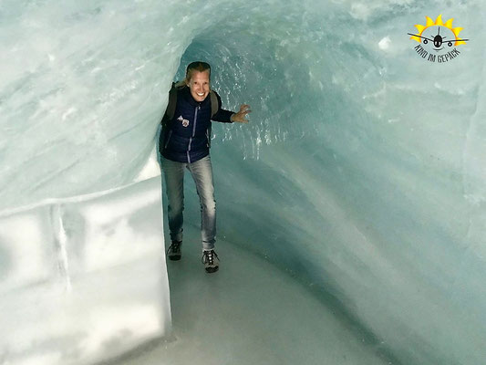 Eishöhle auf dem Jungfraujoch.