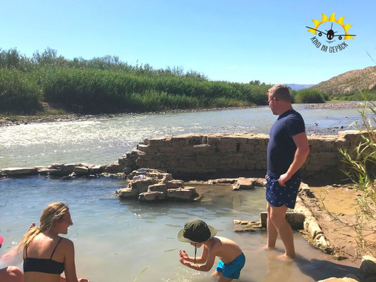 Der Hot Springs Pool im Big Bend Nationalpark.