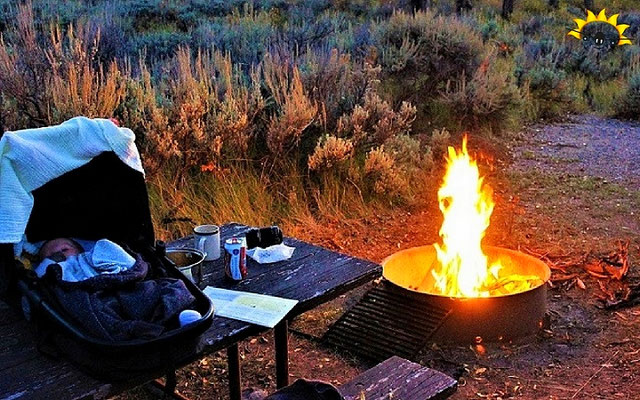 Camping auf dem Gros Ventre 