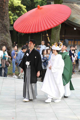 Meiji-dori wedding