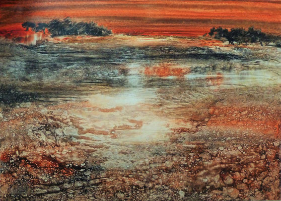 Le sauvage flamboyant 70x90
