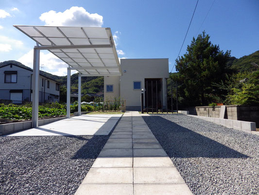 エクステリア　岡山市南区　フラワーチルドレン