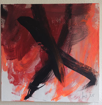 Widerstand 5, Acryl auf Leinwand, 50 x 50 cm