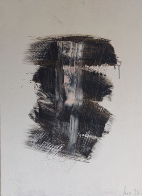 Rückgrat 1, Acryl auf Leinwand,  80 x 60 cm