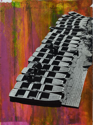 Serie Europäische Vermächtnisse - Collage auf Papier - A4 Preis auf Anfrage