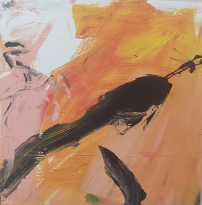 Widerstand 6, Acryl auf Leinwand, 50 x 50 cm