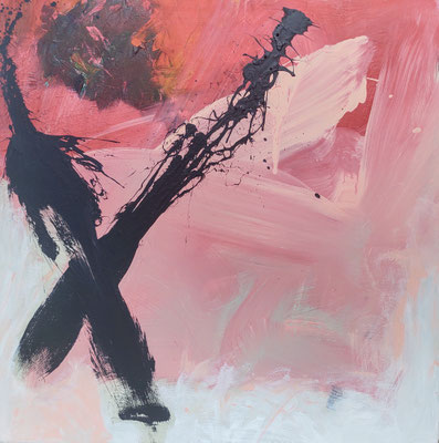 Widerstand 4, Acryl auf Leinwand, 60 x 60 cm