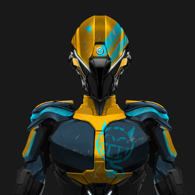 Hologate Zombyte 3.0 VR Game Avatar Concept Art und Look Development von Peter Bartels