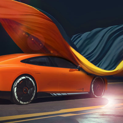 Mercedes AMG GT XX Concept Styleframe für Pitch von Peter BArtels