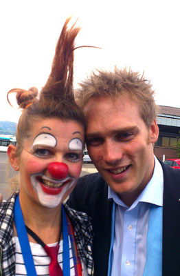 Clownin Popolina mit dem fantastischen Zauberer Paul Sommersguter