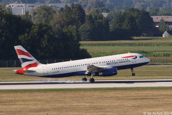 British Airways / Airbus A320 / G-EUYM / 