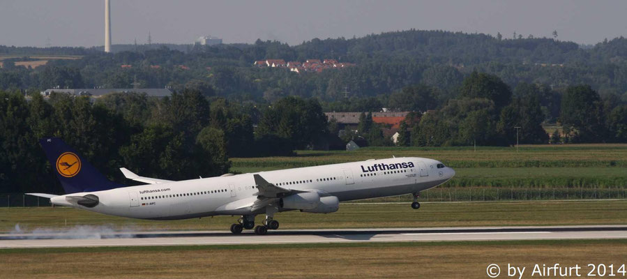 Lufthansa / Airbus A340-300 / D-AIFC / "Gander Halifax" / 