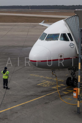 Aegean Airbus A320 - Unser Flugzeug nach Athen