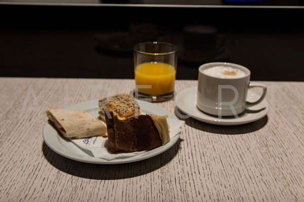 Frühstück in der Lounge