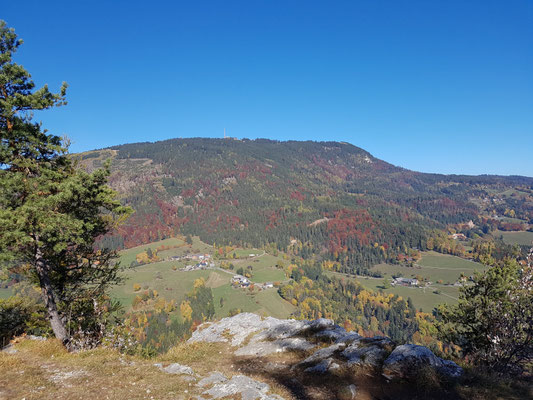 Blick vom Novystein auf den Schöckl