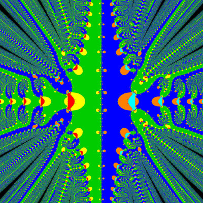 Basins of Attraction z^6-14z^4-+49z^2-36=0 Tiruneh-Verfahren, B=[-10, 10]x[-10, 10]