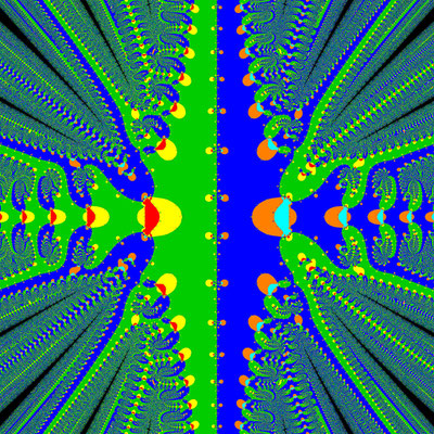 Basins of Attraction z^6-14z^4-+49z^2-36=0 Tiruneh-Verfahren, B=[-10, 10]x[-10, 10]