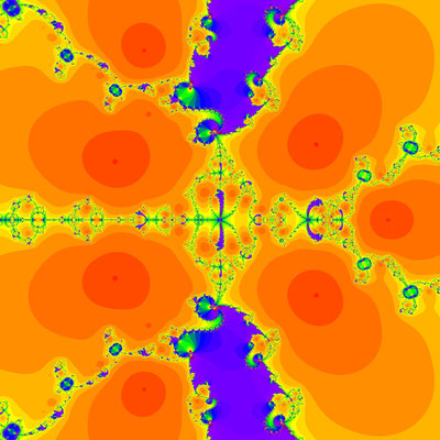 Konvergenz z^7-4z^4+4z^2-7=0, Hosseini-Verfahren, B=[-2, 2]x[-2, 2]