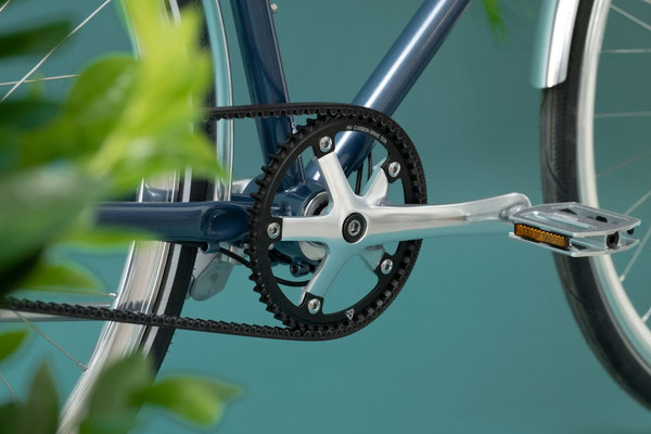 Fahrrad mit Riementrieb (Quelle: www.designyourbike.com)