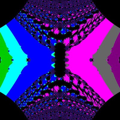 Basins of Attraction sin(z^2-1)=0 Saeed-Aziz IV-Verfahren, pos. square root, B=[-3, 3]x[-3, 3]