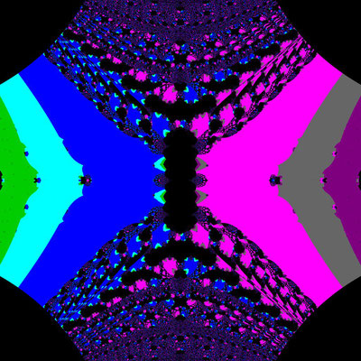 Basins of Attraction sin(z^2-1)=0 Saeed-Aziz IV-Verfahren, pos. square root, B=[-3, 3]x[-3, 3]