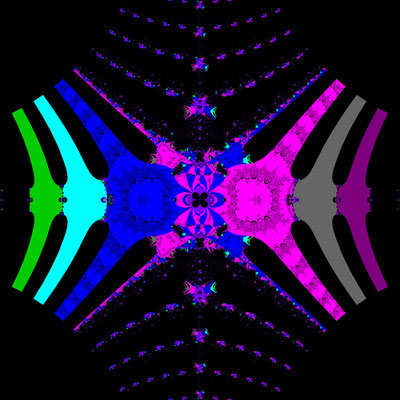 Basins of Attraction sin(z^2-1)=0 Ardelean-Verfahren, pos. Wurzel, B=[-3.5, 3.5]x[-3.5, 3.5]