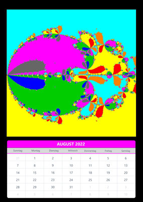 Kalender 2022 • August