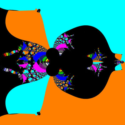 Basins of Attraction exp(z)-z=0  Saeed-Aziz IV-Verfahren, neg. Wurzel, Zoom c