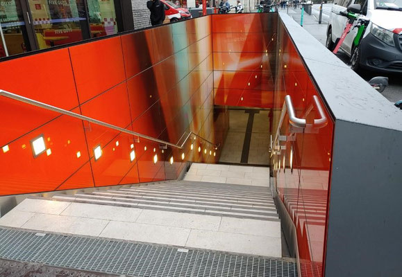 Erneuerung der Treppenbekleidungen U-Bahn Bonn-HBF