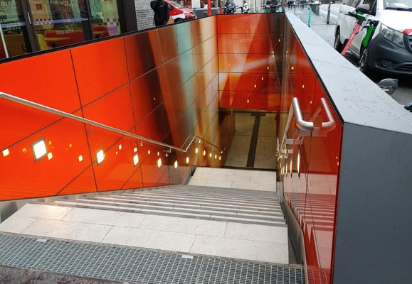 Erneuerung der Treppenbekleidungen U-Bahn Bonn-HBF 2022
