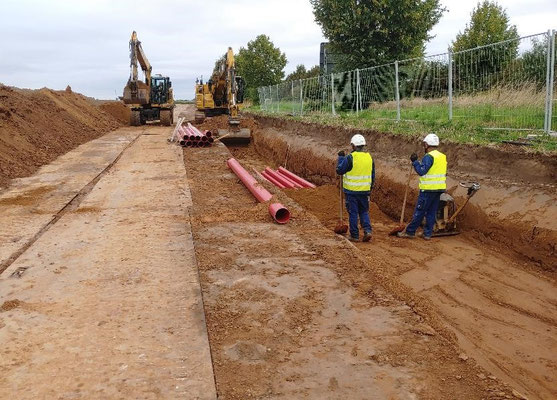 110 KV-Kabeltrasse in Niederkassel 2023-2024