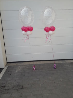 Bubbel Ø 61 cm mit 2 Reihen Ballons  -  ab 22,00€