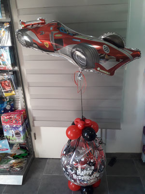 Vepackungsballon mit Rennwagen  25,00€