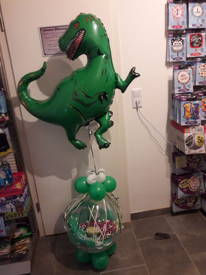 Vepackungsballon Dino - 27,00€