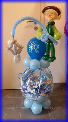 Verpackungsballon Motiv Angler  -   Preis   27,00 €