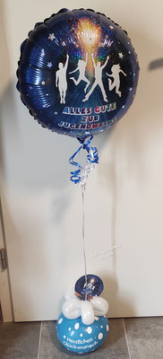 Folienballon 45cm mit Ballongewicht  -  10,00€