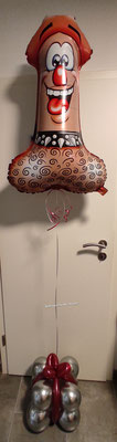 Ballonkiste mit großem Folienballon - 20€