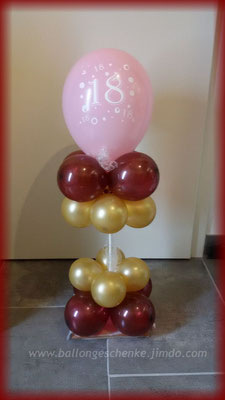 Tischdeko Motivballon  -  Preis  12,50 €