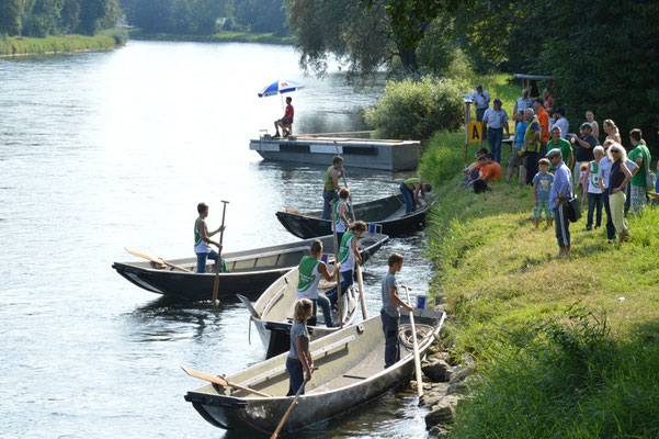 Nr. 2503 / 18.08.2013 / Dietikon, Limmat, Jungpontonier-Wettfahren / 6016 x 4000 / JPG-Datei