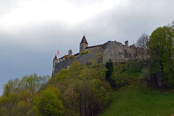 Nr. 5017/ Woche 17 / Schloss Gruyerz, Blick Richtung Süden / 6000 x 4000 / JPG-Datei 