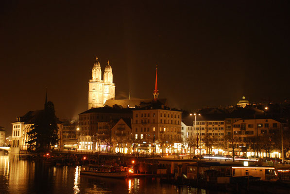 Nr. 111 / 23.02.11 / Zürich Blick nach Norden von der Quaibrücke  / 3872 x 2592 / JPG-Datei