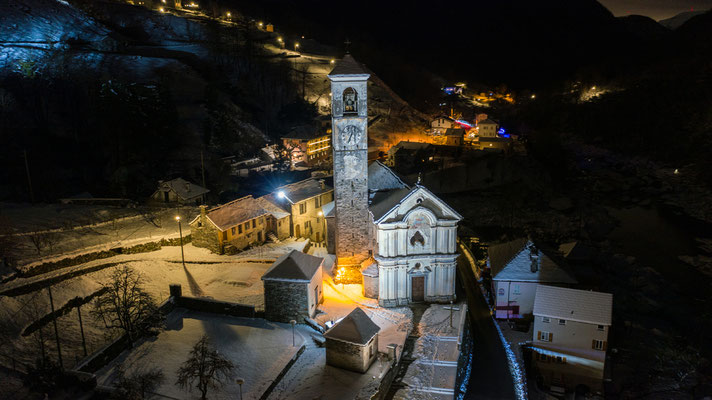 Woche 1, Verzascatal, Kirche von Lavertezzo